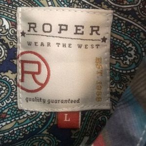 Roper Shirts - Men’ Roper paisley western shirt. Roper Shirts - Men’ Roper paisley western shirt.